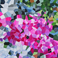 Image 4 - Bougainvillea IV, 47.5 x 48, Giclee on canvas, Marcelle Zanetti